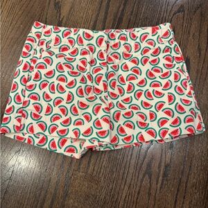 J. Crew Girls Size 10 Shorts Watermelon Print - Cream/Pink